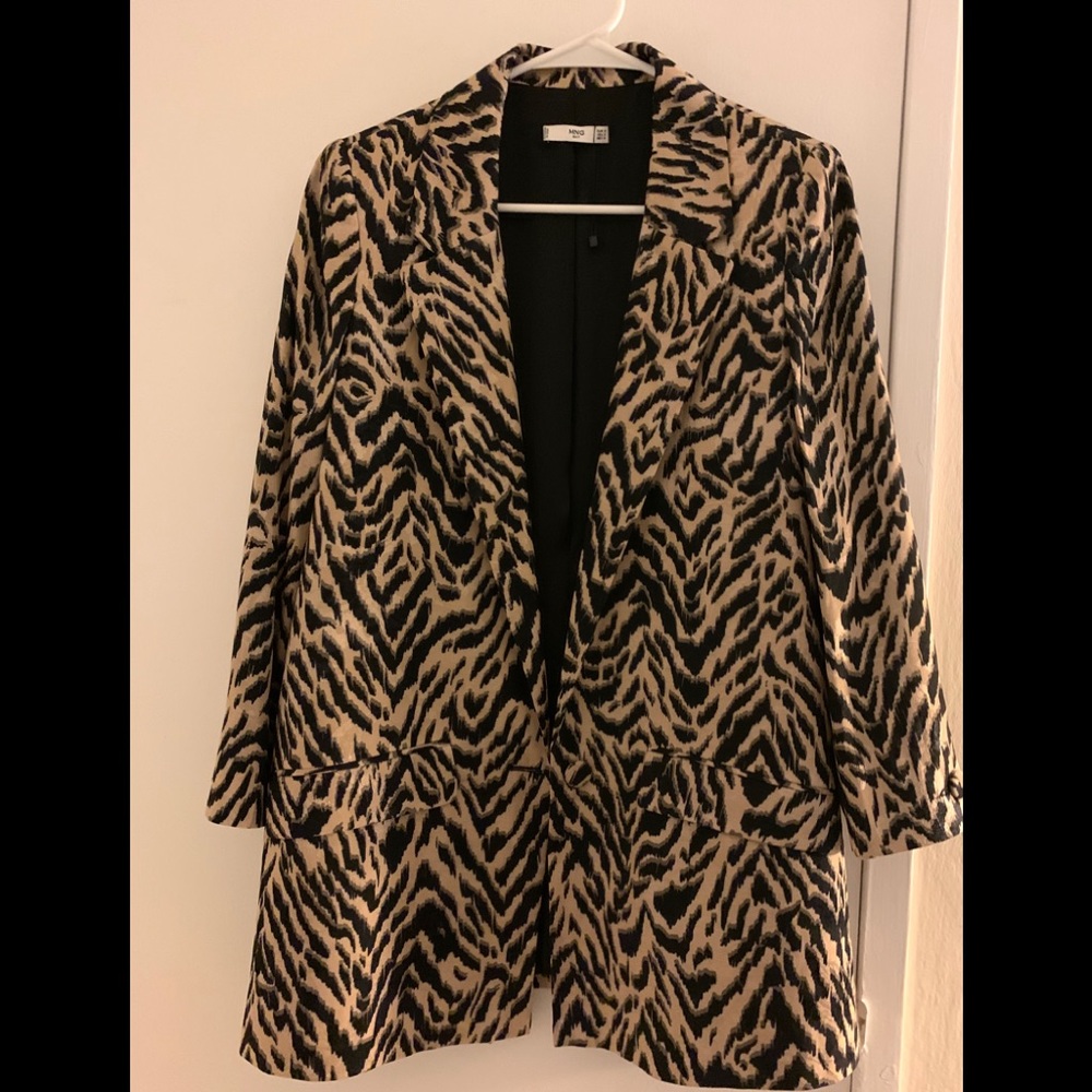 Leopard blazer
